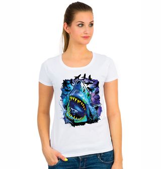 Obrázek 1 produktu Dámské tričko Vesmírný žralok