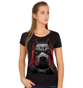 Obrázek 1 produktu Dámské tričko Neohrožený Přítel Pitbull Luctus