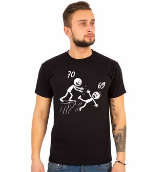 Obrázek 1 produktu Pánské tričko Sbohem, šedesátky! Sedmdesátka přichází!