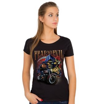Obrázek 1 produktu Dámské tričko Vepř na Motorce Fear No Evil