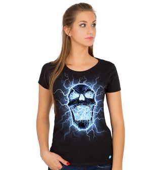 Obrázek 1 produktu Dámské tričko Elektrická Lebka pod Napětím Ožívá