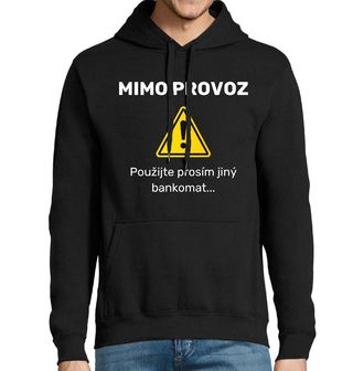 Obrázek 1 produktu Pánská mikina Mimo Provoz Použijte Prosím Jiný Bankomat