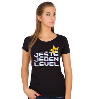Obrázek 1 produktu Dámské tričko Ještě Jeden Level +XP