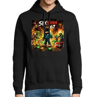 Obrázek 1 produktu Pánská mikina Minecraft Squid Game Skin Šest Sedm Six Seven 67