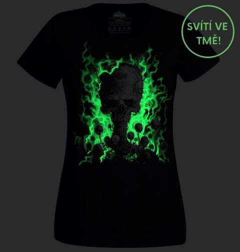 Obrázek produktu Dámské tričko Stalker Zombie Cordyceps (SVÍTÍ VE TMĚ)
