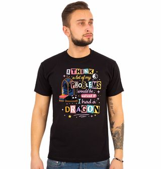 Obrázek 1 produktu Pánské tričko Chci Draka