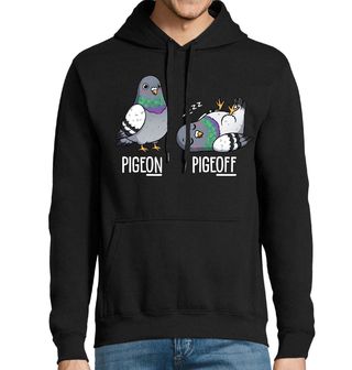 Obrázek 1 produktu Pánská mikina Holubí Režim ON/OFF Vypnuto Zapnuto Pigeon Pigeoff