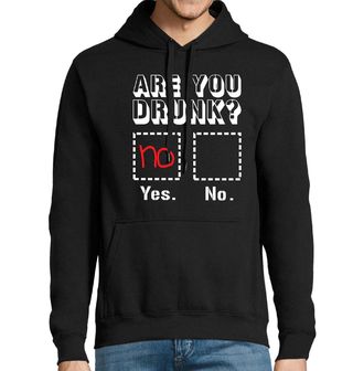 Obrázek 1 produktu Pánská mikina Jsi Opilý? Ano. Ne. Are You Drunk? Yes. No.