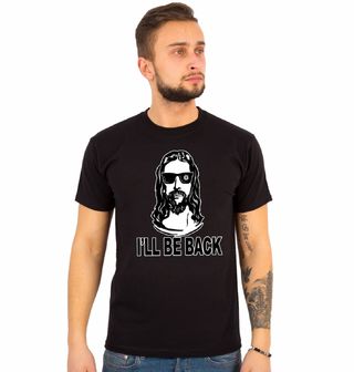 Obrázek 1 produktu Pánské tričko Ježíš Brzy se vrátím I'll Be Back Jesus