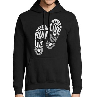 Obrázek 1 produktu Pánská mikina Běž abys Žil, Žij pro Běh Run to Live Live to Run