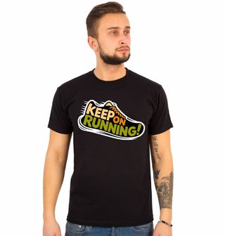 Obrázek 1 produktu Pánské tričko Nepřestávej Běhat! Keep on Running!