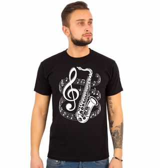 Obrázek 1 produktu Pánské tričko V Rytmu Saxofonu