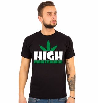 Obrázek 1 produktu Pánské tričko Zhulený a Náročný High Maintenance