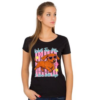 Obrázek 1 produktu Dámské tričko Jezevčík Nestíhá Wait For Me
