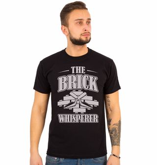 Obrázek 1 produktu Pánské tričko The Brick Whisperer Cihlový Našeptávač