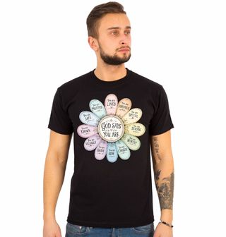 Obrázek 1 produktu Pánské tričko Bůh Říká, že Jsi Silný God Says You Are Strong