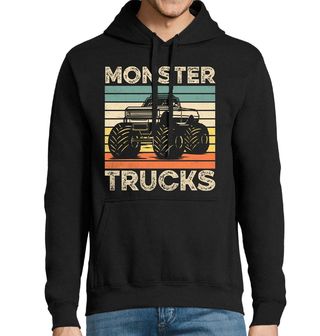 Obrázek 1 produktu Pánská mikina Retro Monster Nákladní Automobily Monster Trucks
