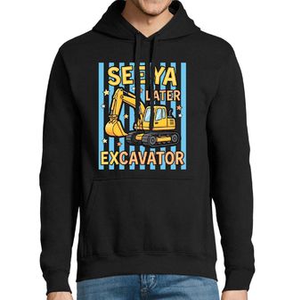 Obrázek 1 produktu Pánská mikina Tak Zatím Bagříku See Ya Later Excavator