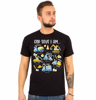 Obrázek 1 produktu Pánské tričko Bůh Říká, že Jsem Schopný God Says I am Capable
