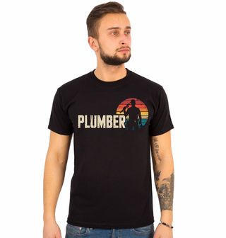 Obrázek 1 produktu Pánské tričko Retro Instalatér Plumber