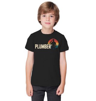Obrázek 1 produktu Dětské tričko Retro Instalatér Plumber