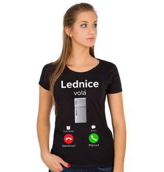 Obrázek 1 produktu Dámské tričko Lednice volá Phone Call