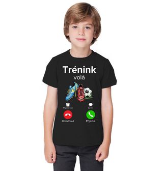 Obrázek 1 produktu Dětské tričko Fotbalový Trénink volá Phone Call
