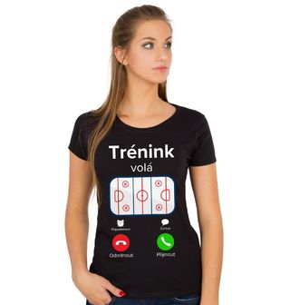 Obrázek 1 produktu Dámské tričko Hokejový Trénink volá Phone Call