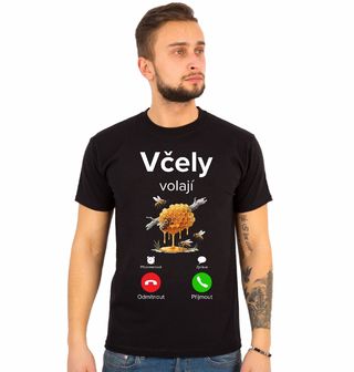 Obrázek 1 produktu Pánské tričko Pilné Včely volají Phone Call