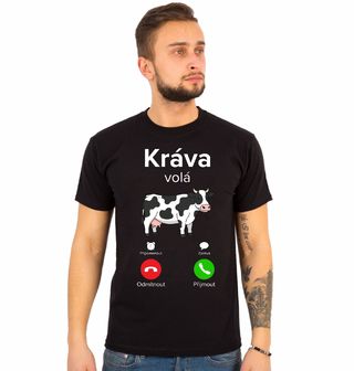 Obrázek 1 produktu Pánské tričko Kráva volá Phone Call
