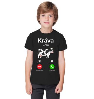 Obrázek 1 produktu Dětské tričko Kráva volá Phone Call