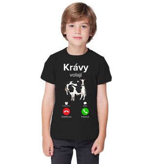 Obrázek 1 produktu Dětské tričko Krávy volají Phone Call