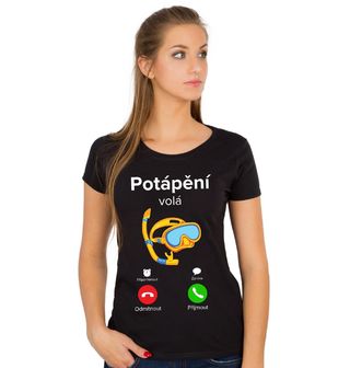Obrázek 1 produktu Dámské tričko Potápění volá Phone Call