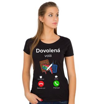 Obrázek 1 produktu Dámské tričko Dovolená volá Phone Call