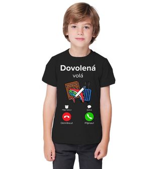 Obrázek 1 produktu Dětské tričko Dovolená volá Phone Call