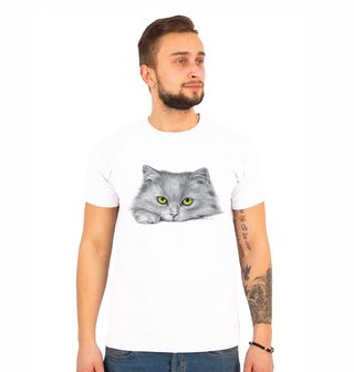 Obrázek 1 produktu Pánské tričko Zelenooká kočka