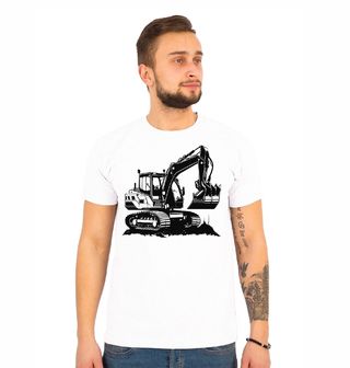 Obrázek 1 produktu Pánské tričko Pásový Bagr v Akci