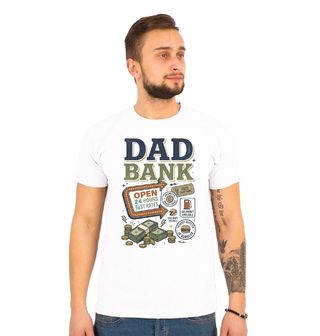 Obrázek 1 produktu Pánské tričko Tátova Banka Dad Bank Unlimited Snack Loans