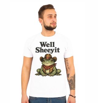 Obrázek 1 produktu Pánské tričko Kovbojská Žába To Mě Podrž Well Sheeyit