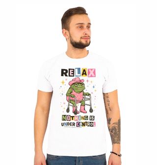 Obrázek 1 produktu Pánské tričko Žába Relax, Nic Není pod Kontrolou