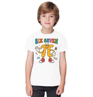 Obrázek 1 produktu Dětské tričko Žluté Číslo Pí π Six Seven 67