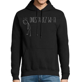 Obrázek 1 produktu Pánská mikina Dneska bez Wi-Fi Stickman