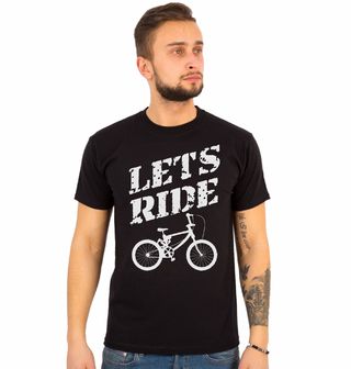 Obrázek 1 produktu Pánské tričko Let's Ride BMX Kolo