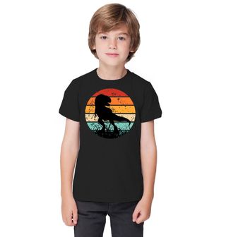 Obrázek 1 produktu Dětské tričko Silueta Tyranosaura Rexe Retro