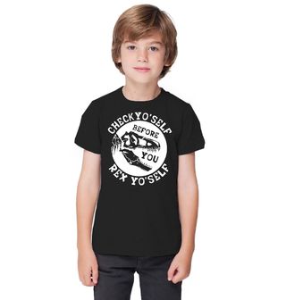 Obrázek 1 produktu Dětské tričko Check Yourself Dinosaurus