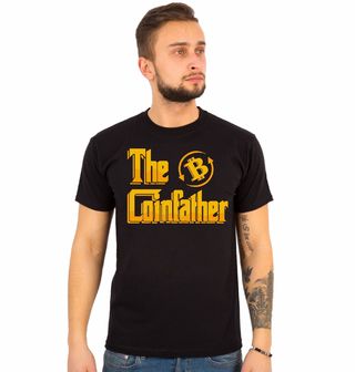 Obrázek 1 produktu Pánské tričko Bitcoinový Kmotr The Coinfather