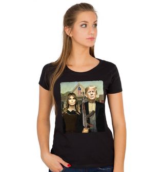 Obrázek 1 produktu Dámské tričko Americká gotika Trump Family