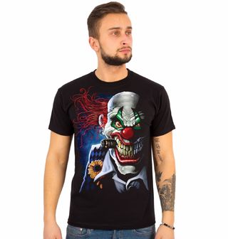 Obrázek 1 produktu Pánské tričko Klaun Joker s Doutníkem (Velikost: XXL)