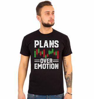 Obrázek 1 produktu Pánské tričko Plán nad Emoce Investora
