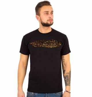 Obrázek 1 produktu Pánské tričko Zlatý Leopardí Vzor